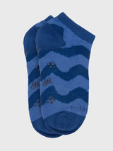 Calcetin Algodón Niño Ped Wave Azul Hush Puppies