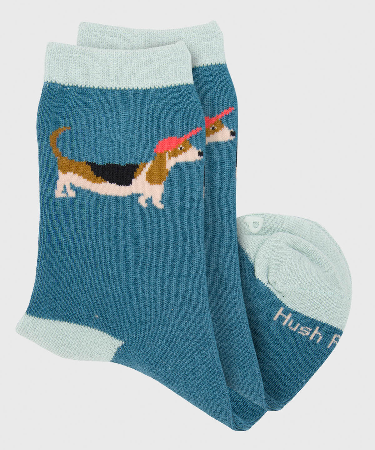 Calcetin Algodón Niño C Cap Dog Azul Hush Puppies
