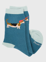 Calcetin Algodón Niño C Cap Dog Azul Hush Puppies