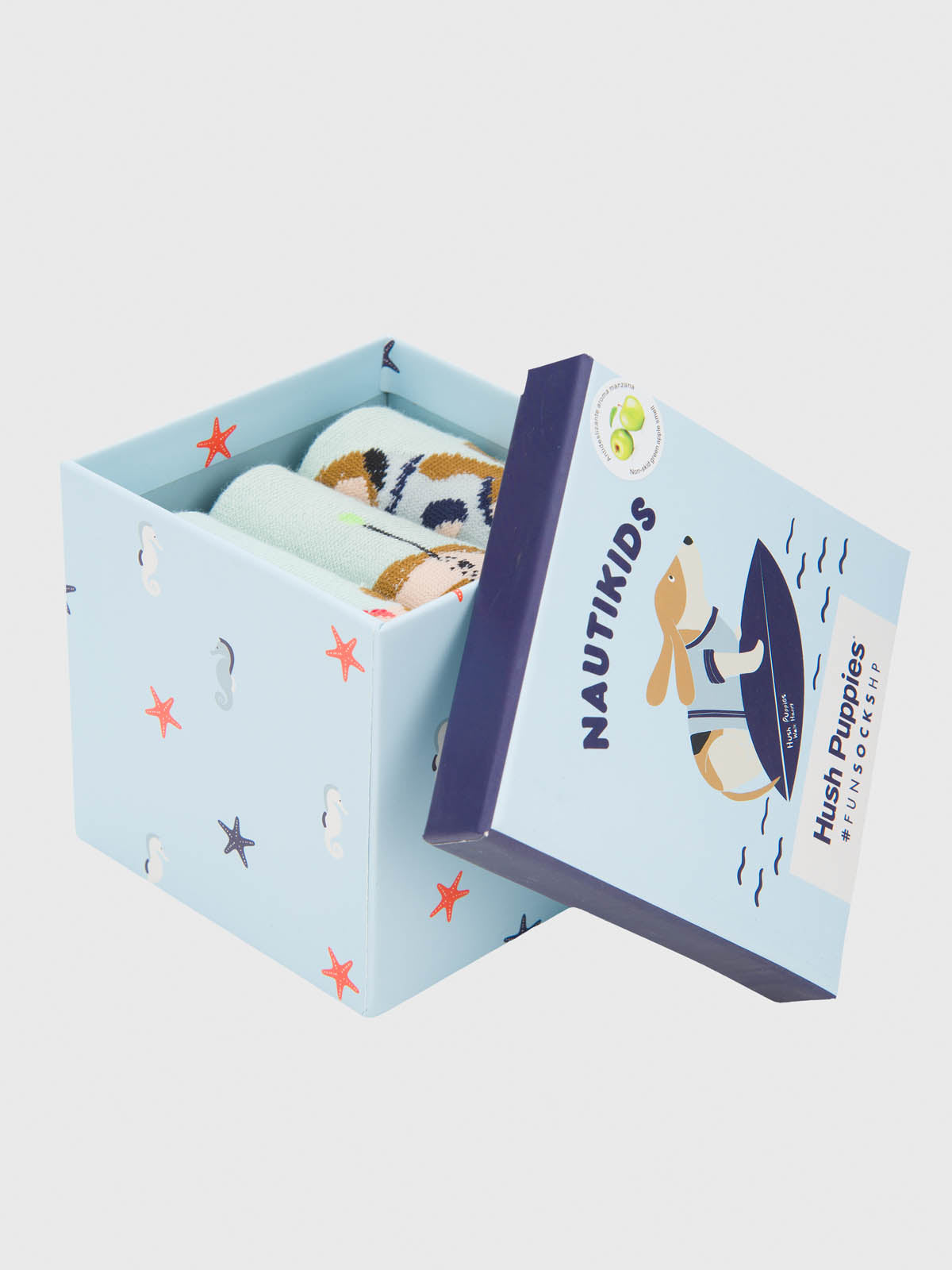 Calcetin Algodón Niño Pack Gift Ocean Multicolor Hush Puppies