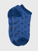Calcetin Algodón Niño Ped Anchor Azul Hush Puppies