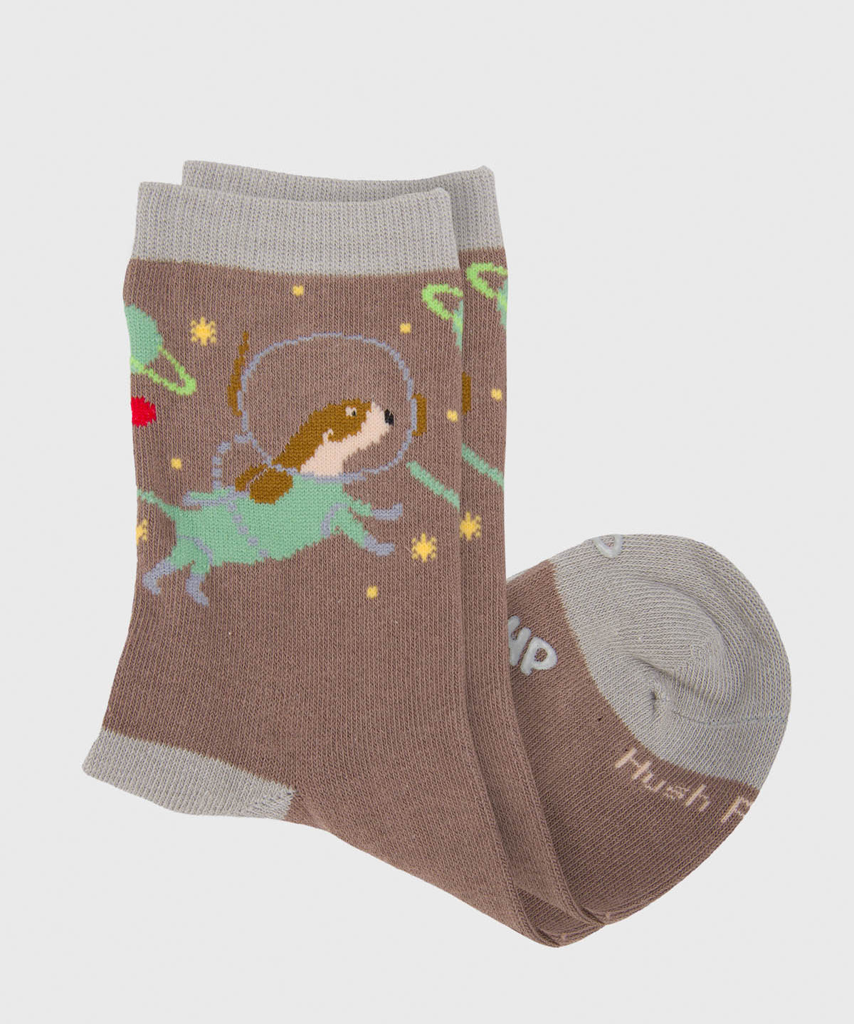 Calcetin Algodón Niño C Space Gris Hush Puppies