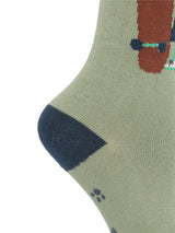 CALCETIN ALGODÓN NIÑO KH COCODRILE VERDE HUSH PUPPIES