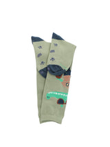 CALCETIN ALGODÓN NIÑO KH COCODRILE VERDE HUSH PUPPIES