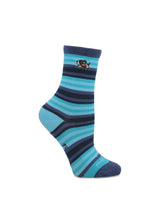 CALCETIN ALGODÓN NIÑO C STRIPE DOG AZUL HUSH PUPPIES