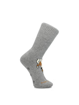 CALCETIN ALGODÓN NIÑO C DOG SPORTRIB GRIS HUSH PUPPIES