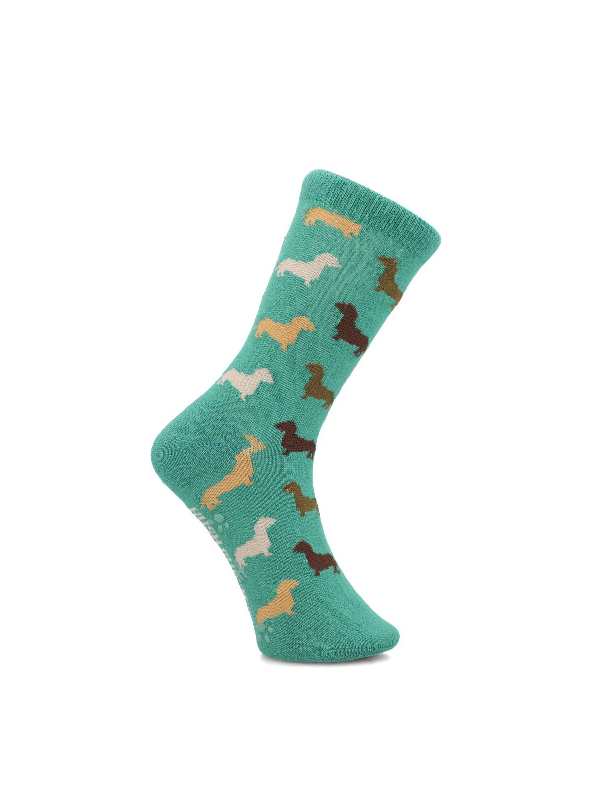CALCETIN ALGODÓN NIÑO C DACHSHUND VERDE HUSH PUPPIES