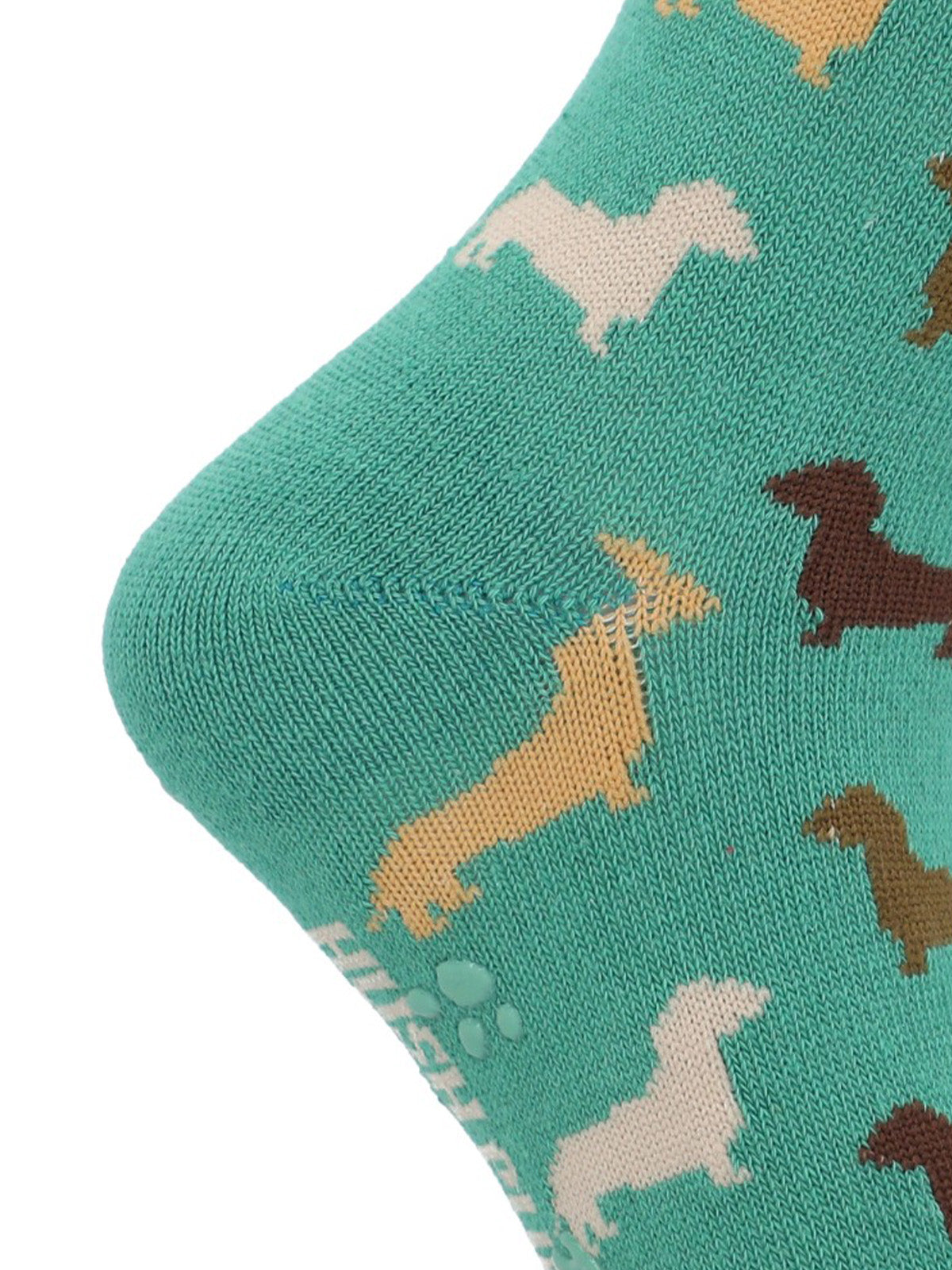 CALCETIN ALGODÓN NIÑO C DACHSHUND VERDE HUSH PUPPIES