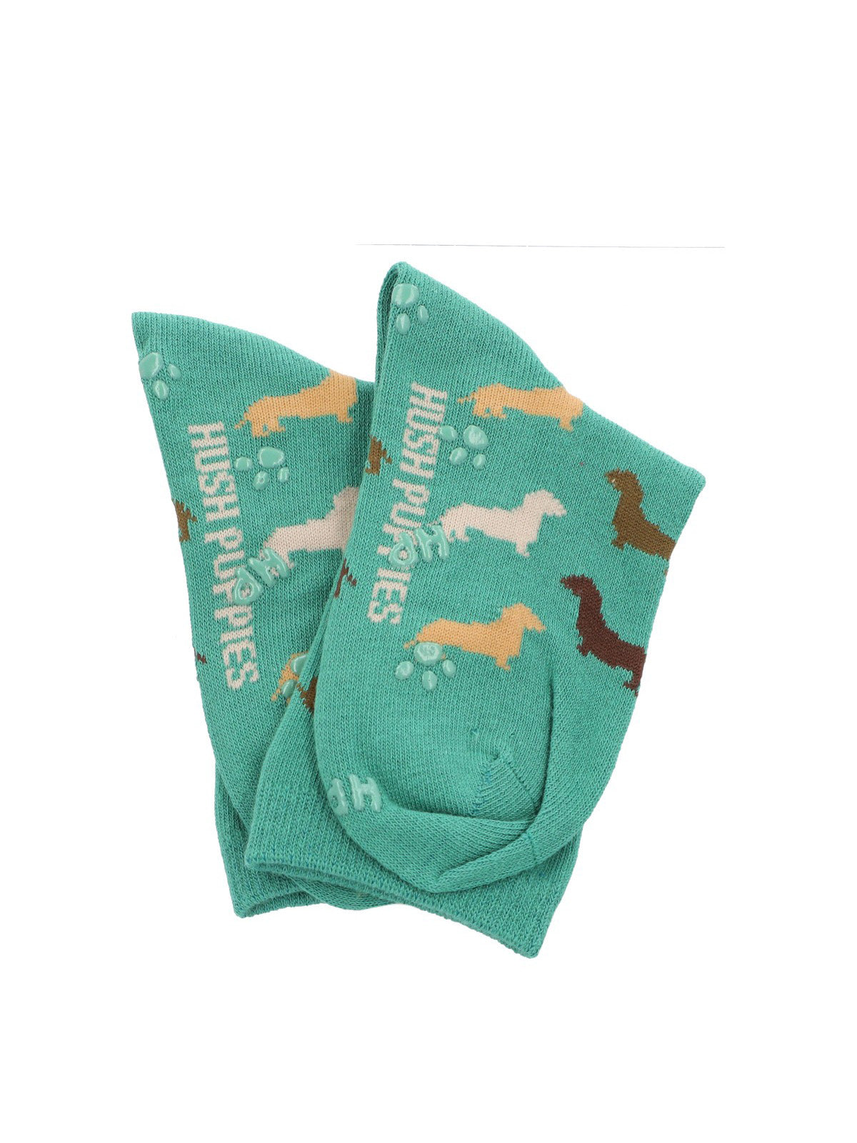 CALCETIN ALGODÓN NIÑO C DACHSHUND VERDE HUSH PUPPIES