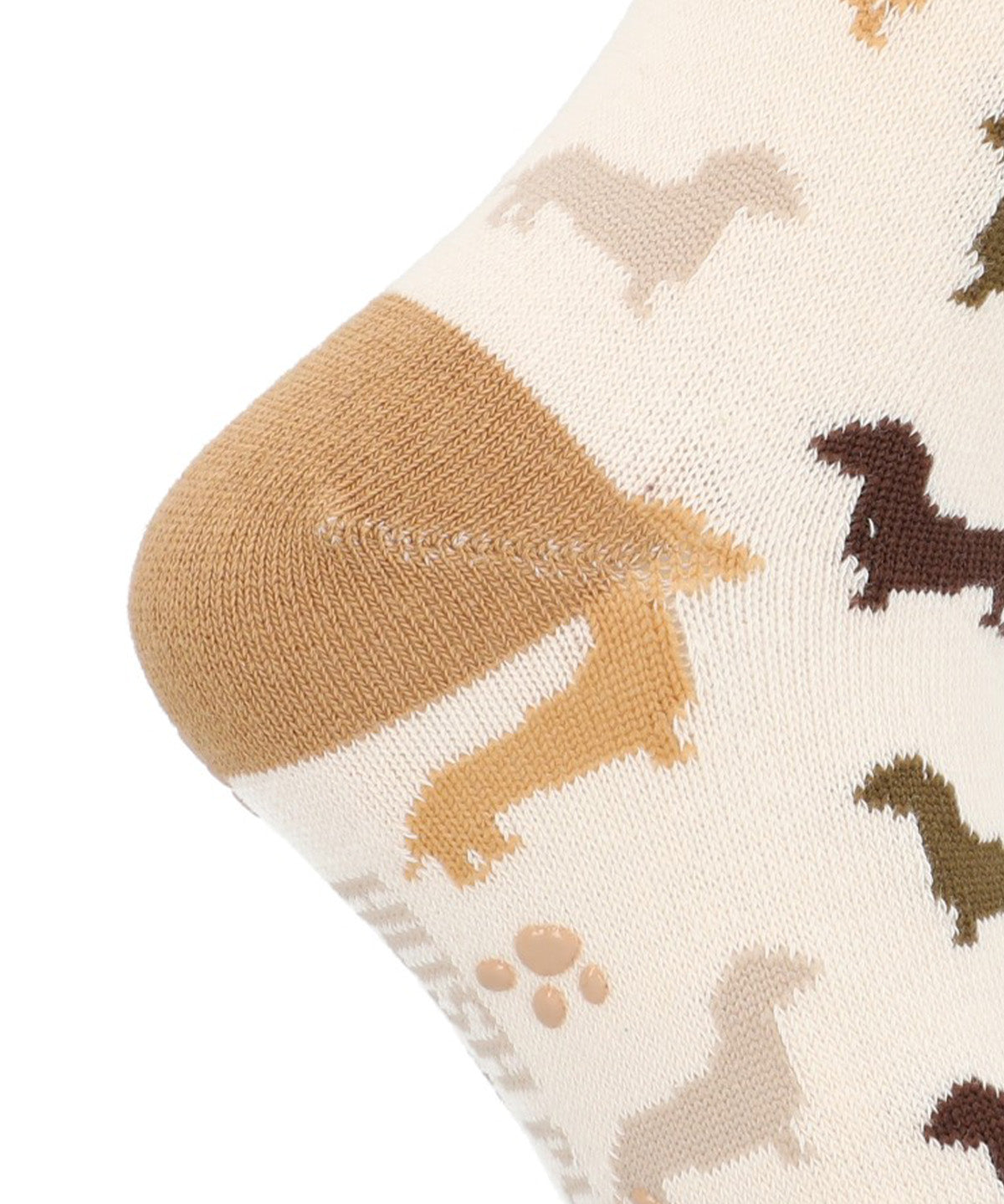 CALCETIN ALGODÓN NIÑO C DACHSHUND BEIGE HUSH PUPPIES