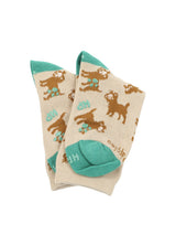 CALCETIN ALGODÓN NIÑO C DOG BEIGE HUSH PUPPIES