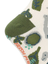 CALCETIN ALGODÓN NIÑO C DINOS BEIGE HUSH PUPPIES