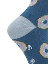 CALCETIN ALGODÓN NIÑO C DONUTS AZUL HUSH PUPPIES