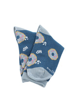 CALCETIN ALGODÓN NIÑO C DONUTS AZUL HUSH PUPPIES