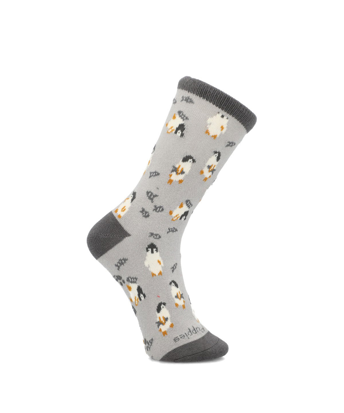 CALCETIN ALGODÓN NIÑO C PENGUINS GRIS HUSH PUPPIES