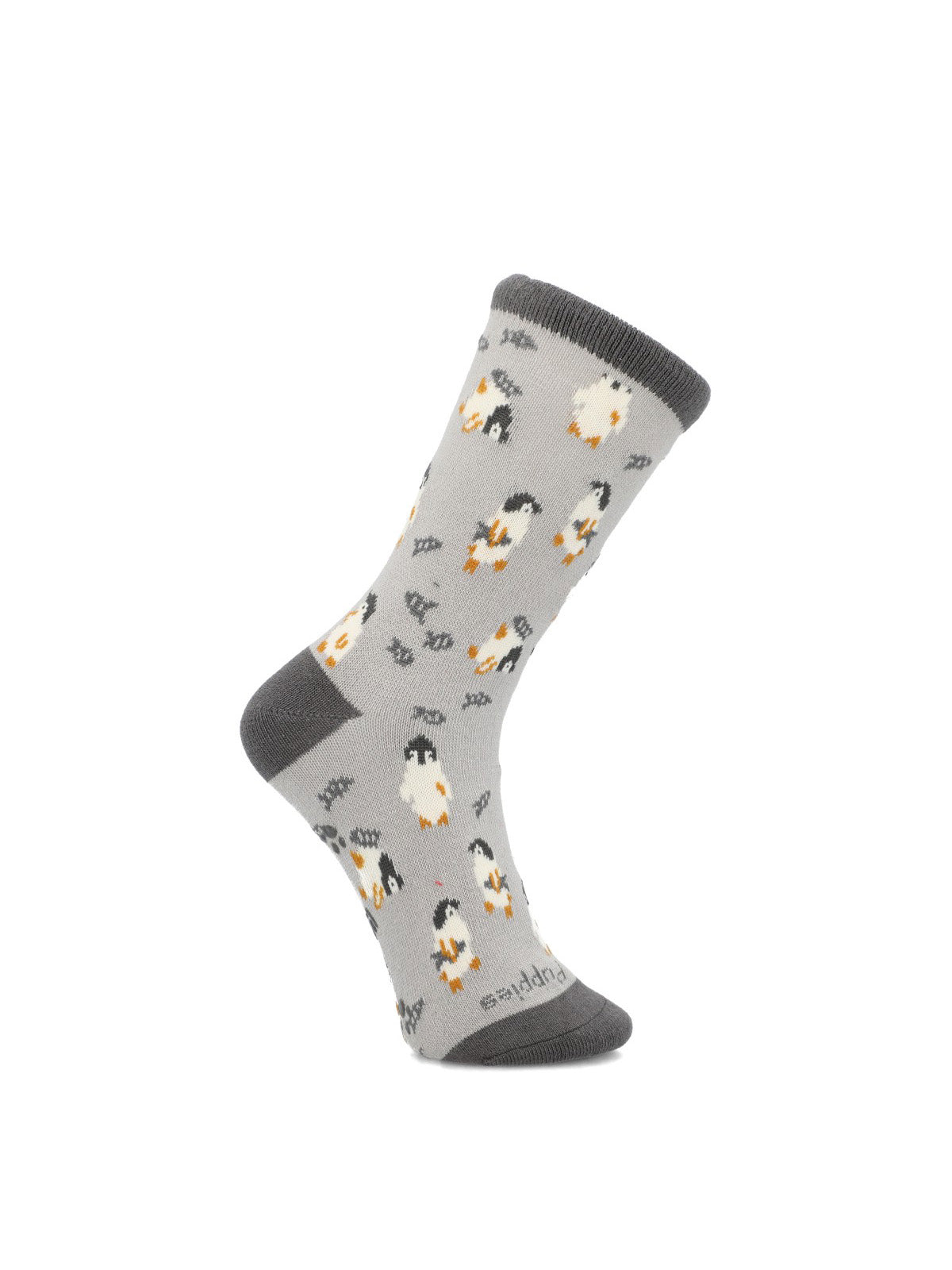 CALCETIN ALGODÓN NIÑO C PENGUINS GRIS HUSH PUPPIES