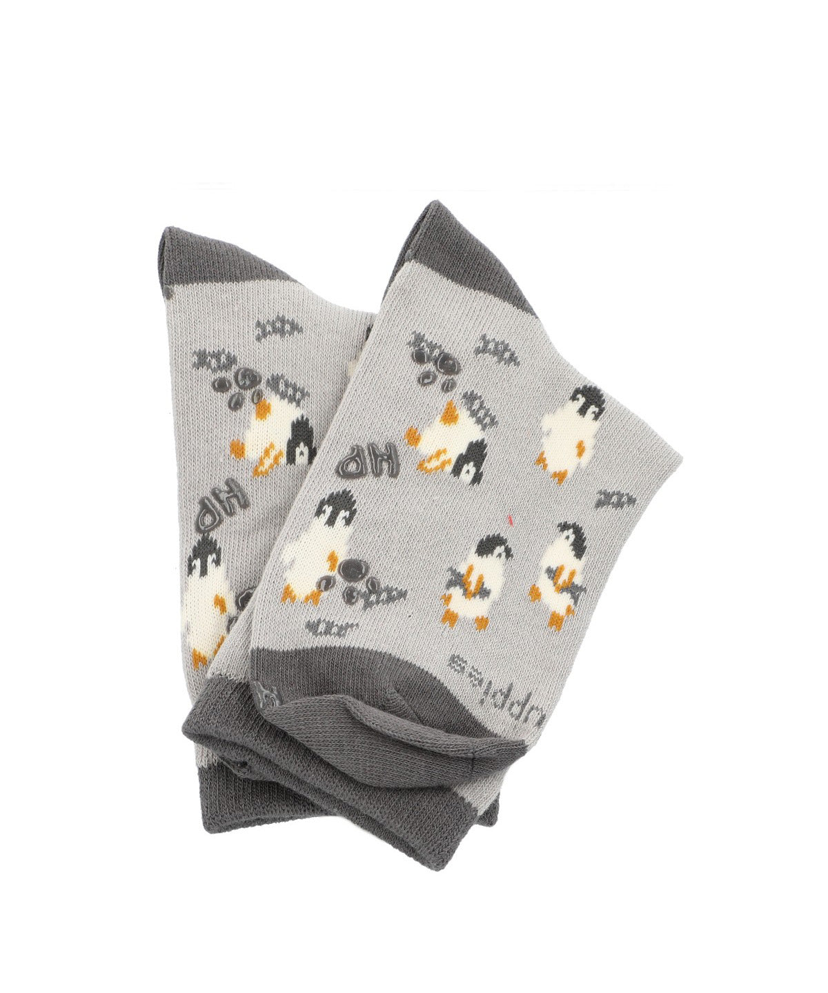 CALCETIN ALGODÓN NIÑO C PENGUINS GRIS HUSH PUPPIES