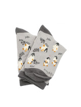 CALCETIN ALGODÓN NIÑO C PENGUINS GRIS HUSH PUPPIES