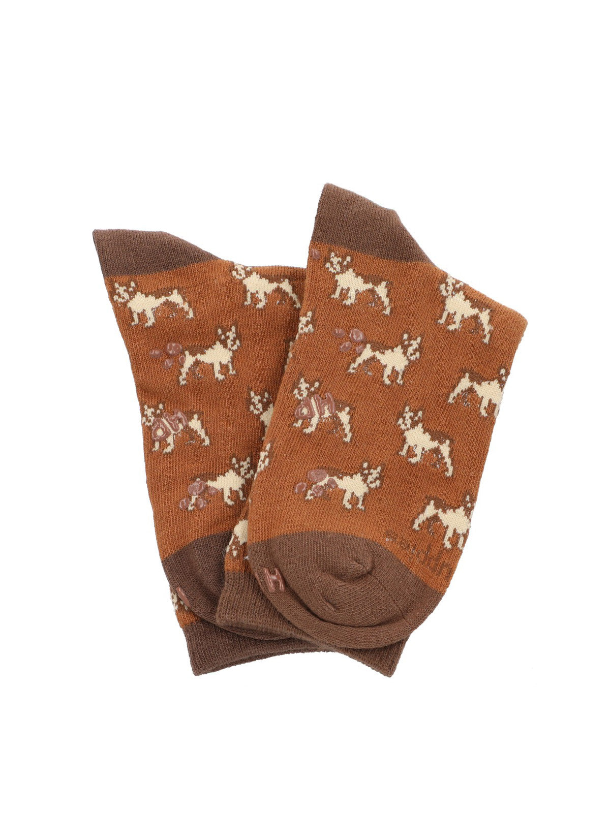 CALCETIN ALGODÓN NIÑO C PUG CAFÉ HUSH PUPPIES
