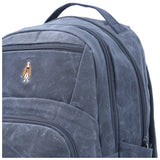 Mochila Canvas Engrasado Niño Basset Backpack  Azul  Hush Puppies