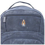 Mochila Canvas Engrasado Niño Basset Backpack  Azul  Hush Puppies
