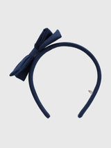 Cintillo Algodón Niña Hpk Bow Headband Azul Hush Puppies