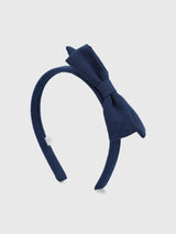 Cintillo Algodón Niña Hpk Bow Headband Azul Hush Puppies