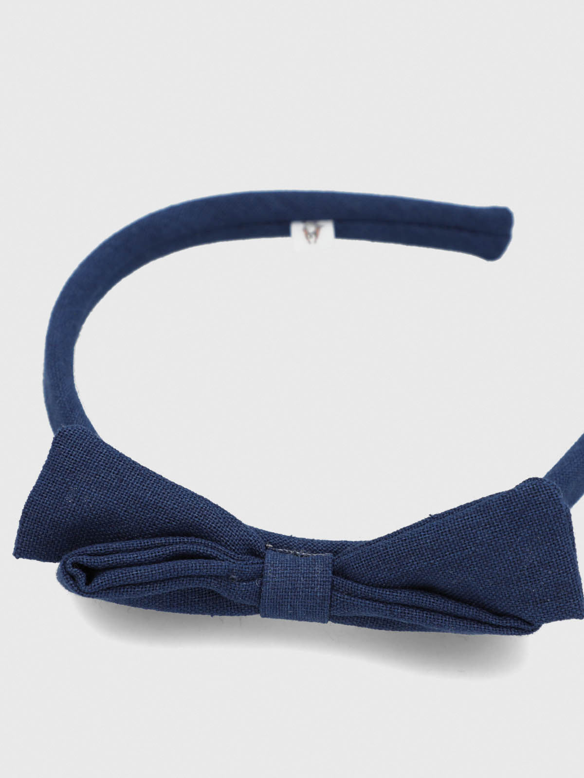 Cintillo Algodón Niña Hpk Bow Headband Azul Hush Puppies