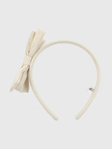 Cintillo Algodón Niña Hpk Bow Headband Beige/Crudo Hush Puppies