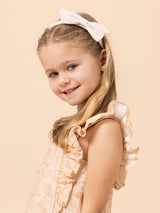 Cintillo Algodón Niña Hpk Bow Headband Beige/Crudo Hush Puppies