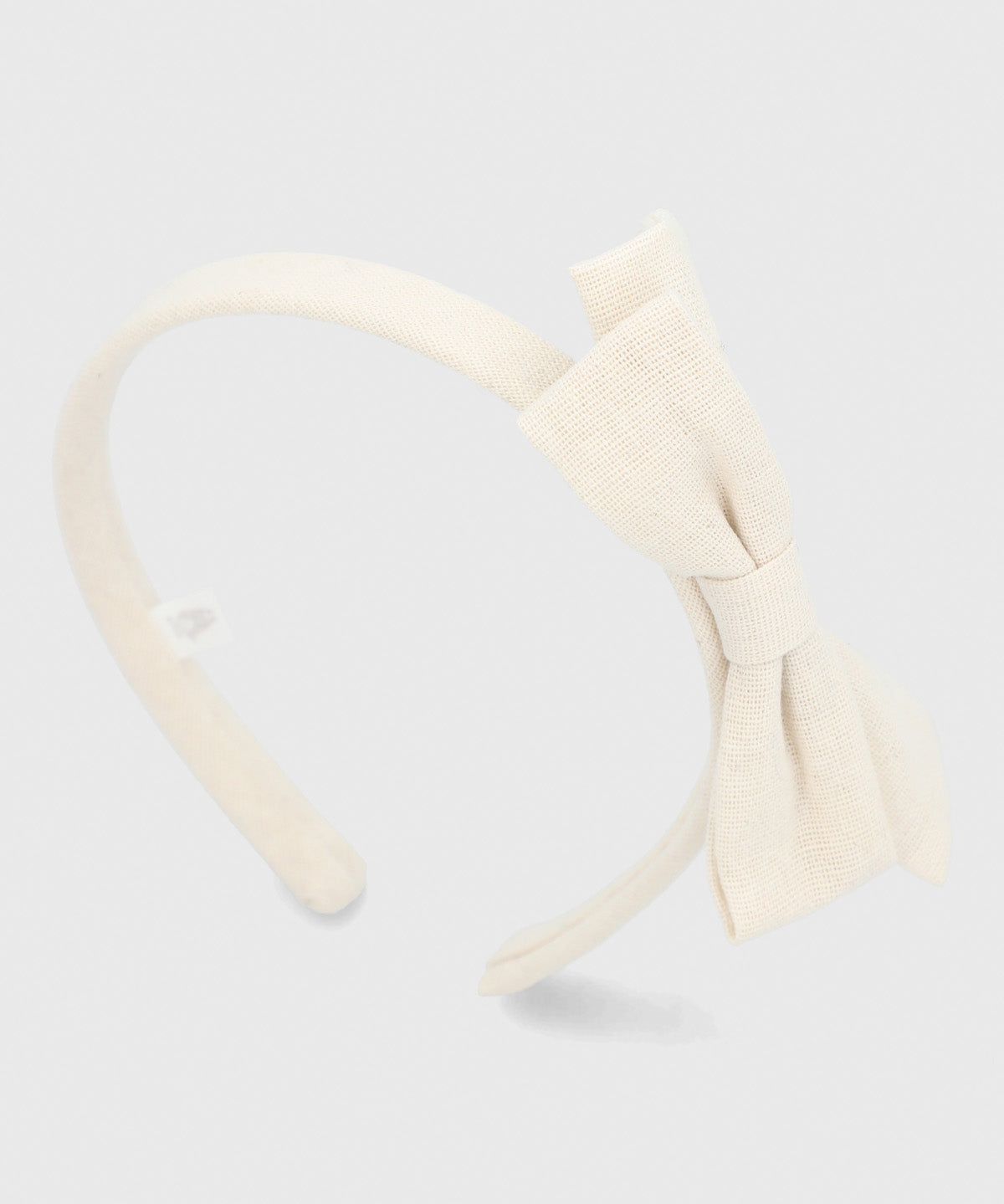 Cintillo Algodón Niña Hpk Bow Headband Beige/Crudo Hush Puppies