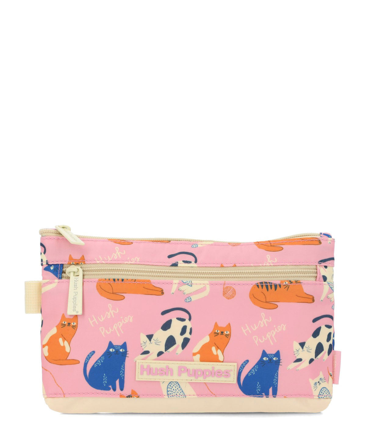 ESTUCHE NINA CAT PENCILCASE ROSADO HUSH PUPPIES