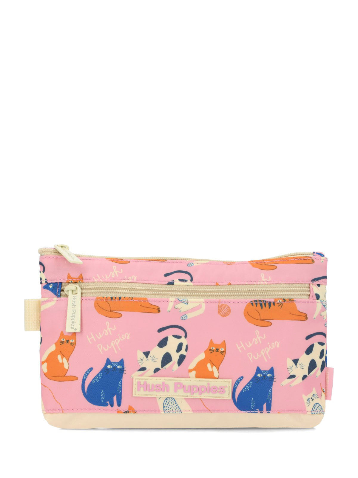 ESTUCHE NINA CAT PENCILCASE ROSADO HUSH PUPPIES