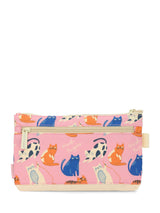 ESTUCHE NINA CAT PENCILCASE ROSADO HUSH PUPPIES
