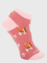 Calcetin Algodón Niña Ped Basset Rosado Hush Puppies