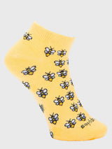 Calcetin Algodón Niña Ped Bees Amarillo Hush Puppies