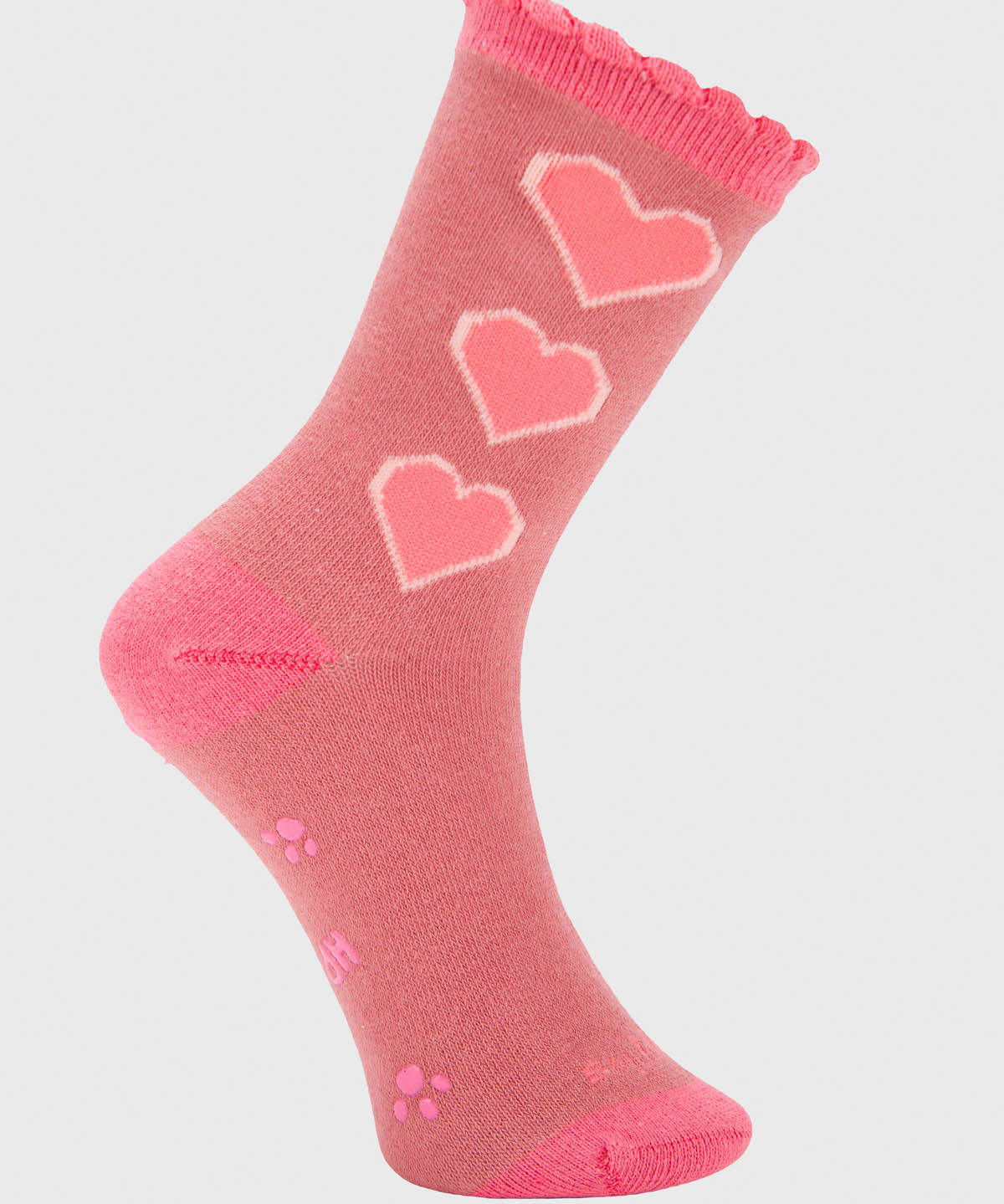 Calcetin Algodón Niña C St Heart Rosado Hush Puppies