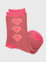 Calcetin Algodón Niña C St Heart Rosado Hush Puppies