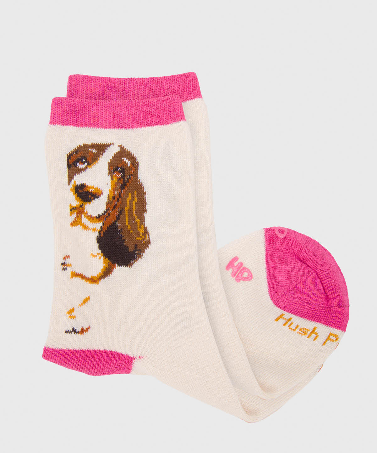 Calcetin Algodón Niña C St Bigbasset Beige/Crudo Hush Puppies