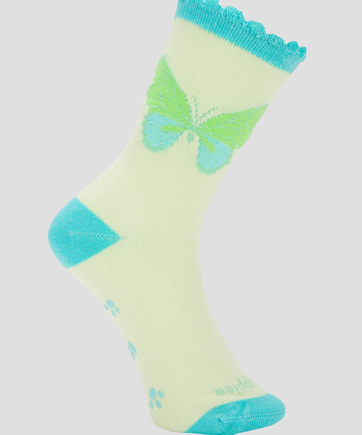 Calcetin Algodón Niña C St Butterfly Verde Hush Puppies