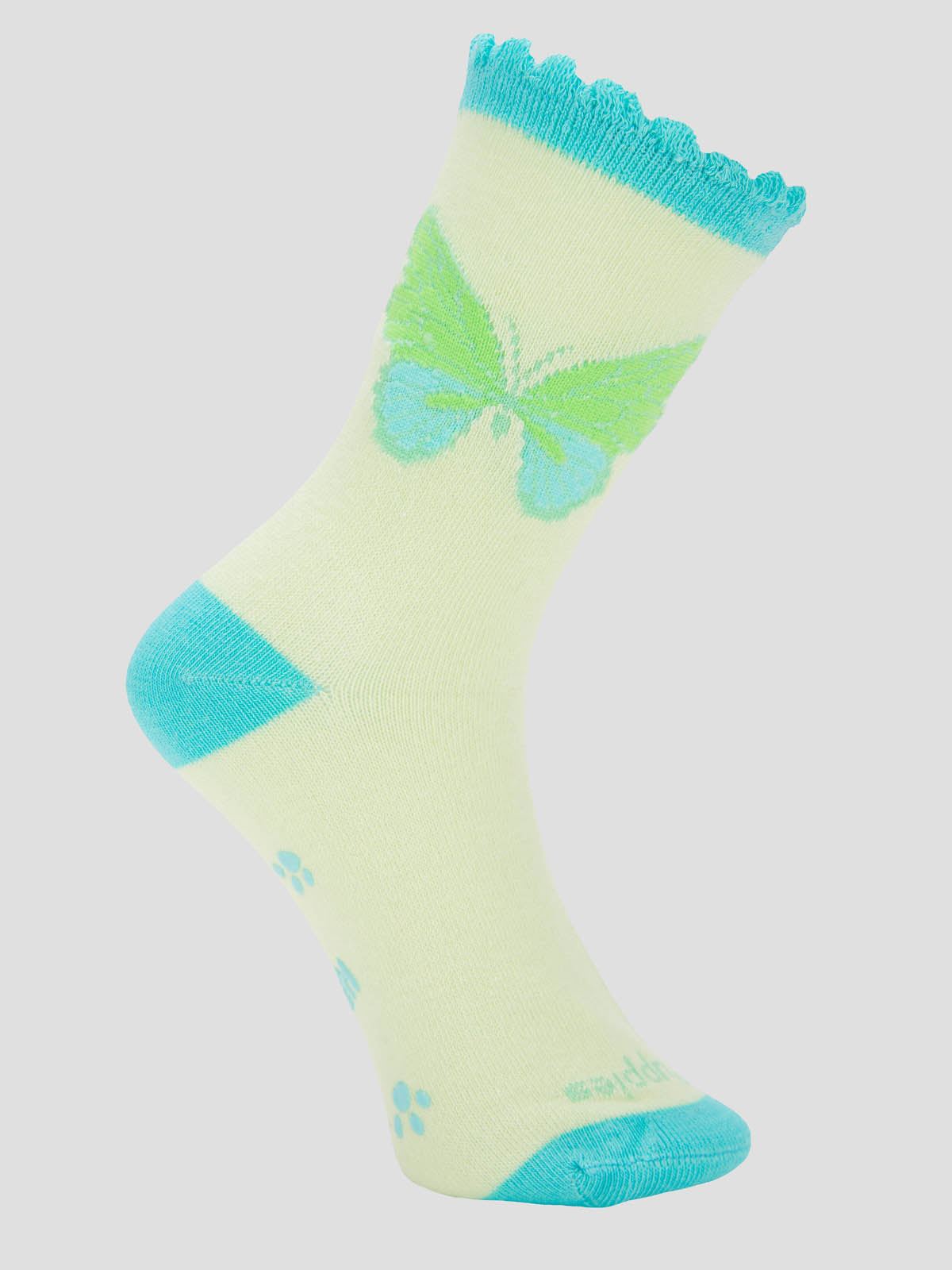 Calcetin Algodón Niña C St Butterfly Verde Hush Puppies