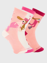 Calcetin Algodón Niña Pack Gift Dive Multicolor Hush Puppies