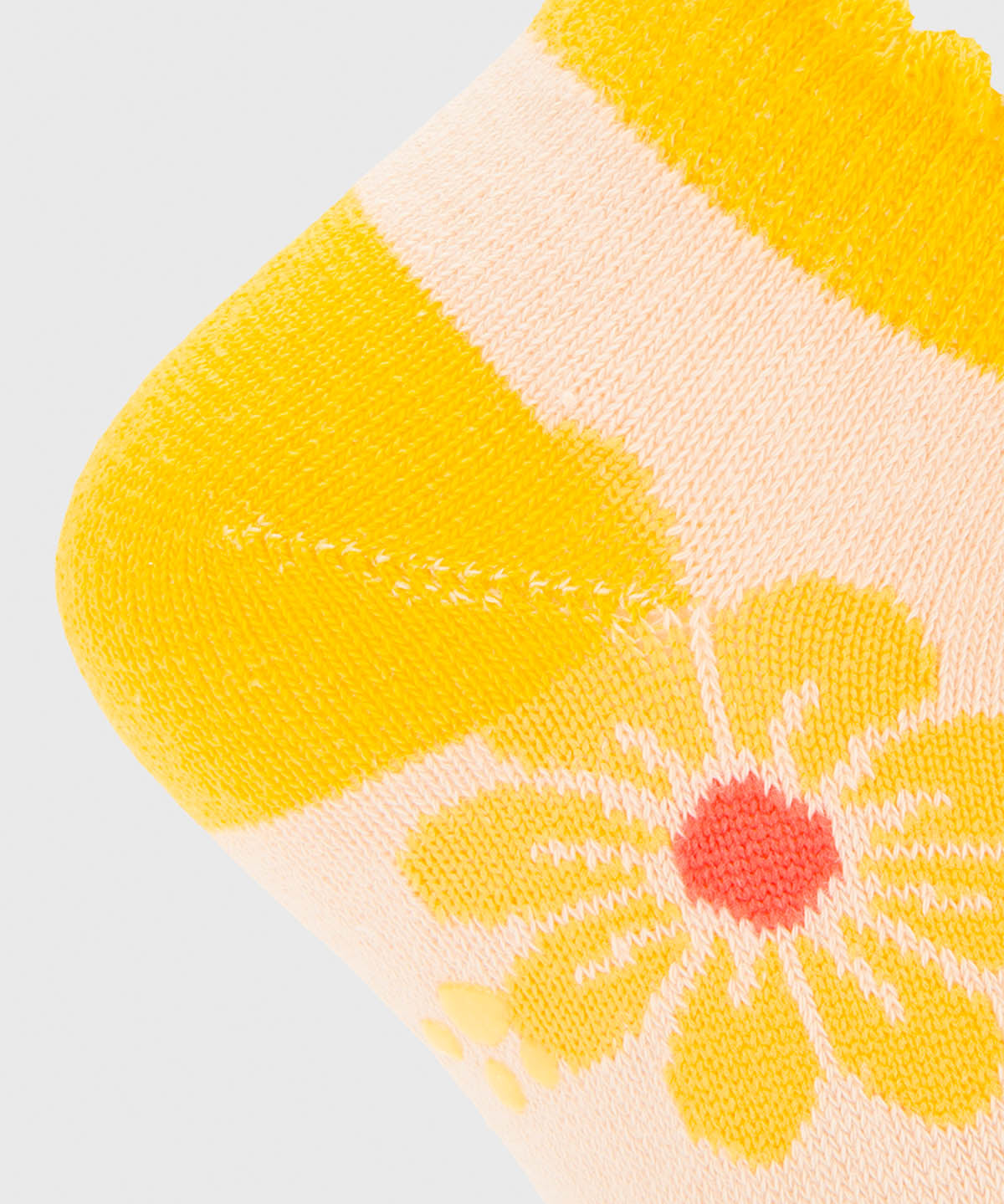 Calcetin Algodón Niña Ped St Flor Amarillo Hush Puppies