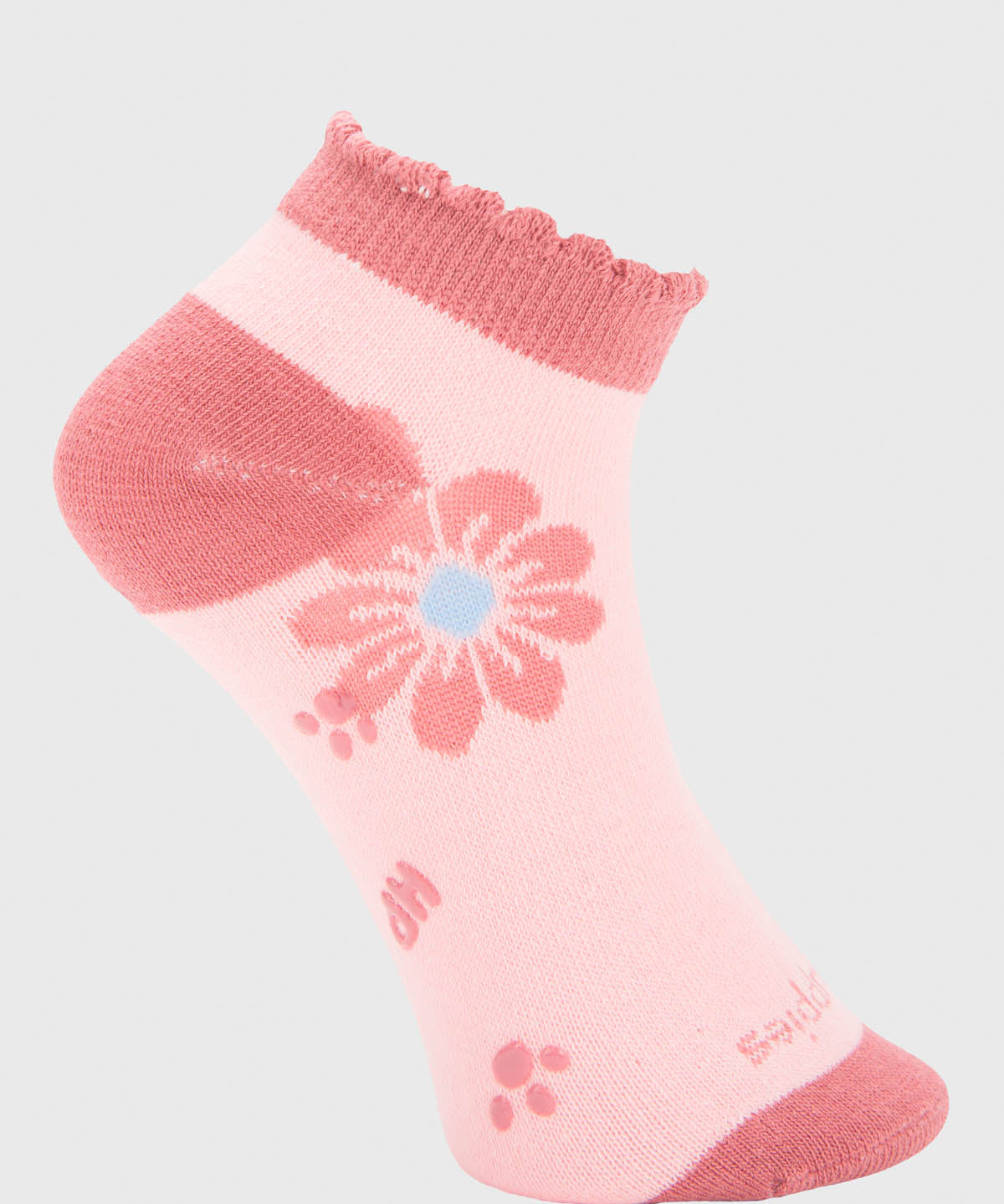 Calcetin Algodón Niña Ped St Flor Rosado Hush Puppies