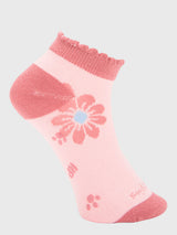 Calcetin Algodón Niña Ped St Flor Rosado Hush Puppies