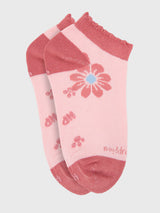 Calcetin Algodón Niña Ped St Flor Rosado Hush Puppies