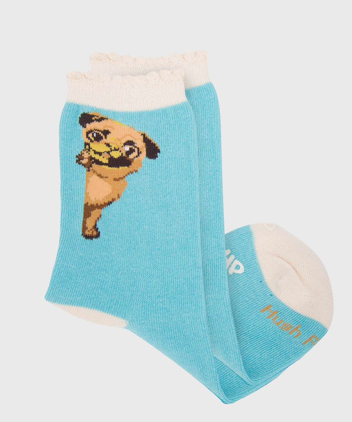 Calcetin Algodón Niña C St Bigpug Azul Hush Puppies