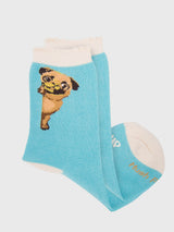 Calcetin Algodón Niña C St Bigpug Azul Hush Puppies