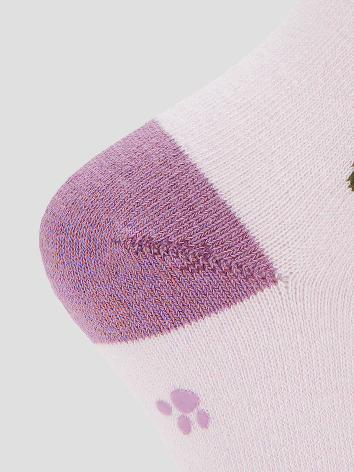 Calcetin Algodón Niña C St Flower Morado Hush Puppies