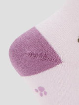 Calcetin Algodón Niña C St Flower Morado Hush Puppies
